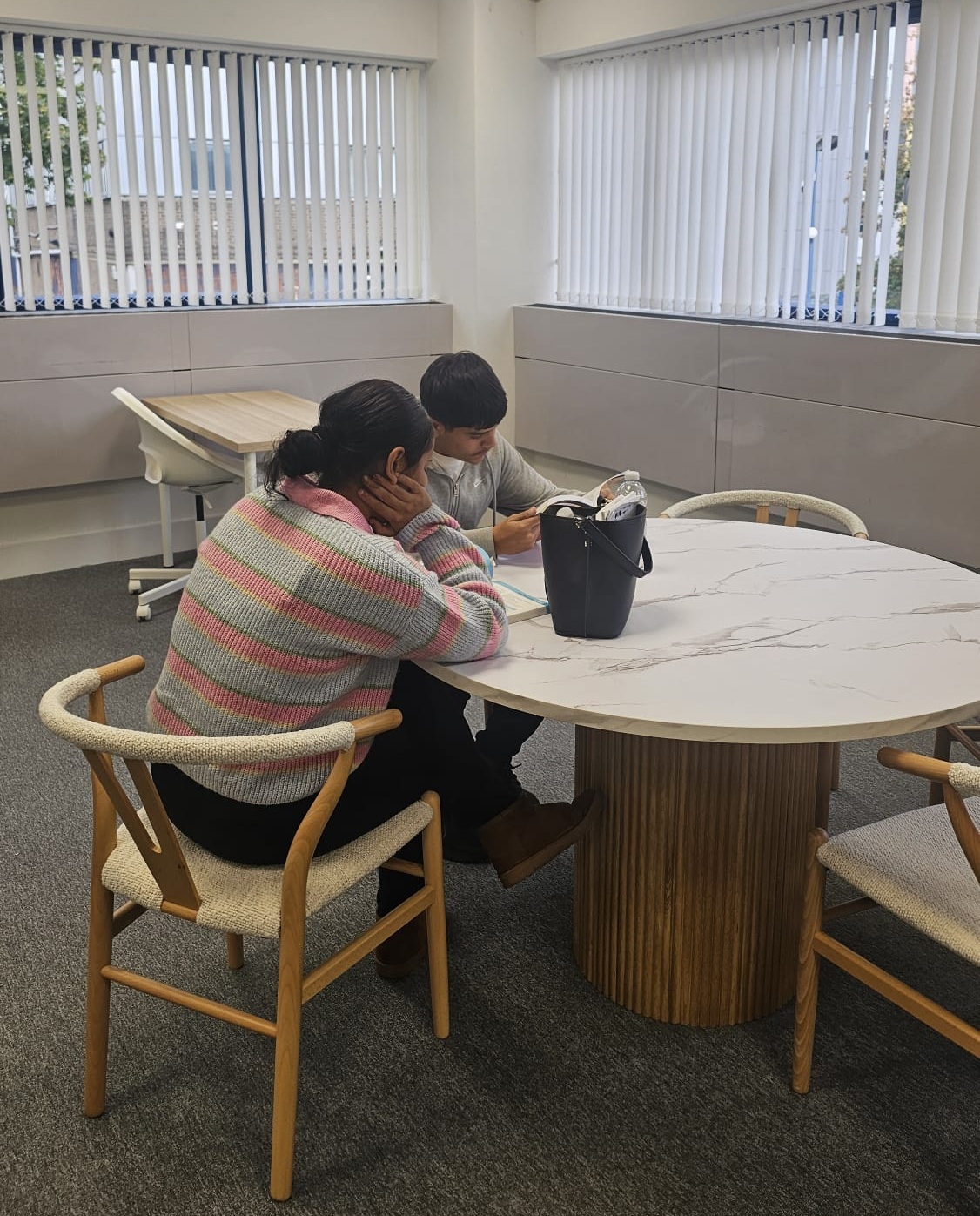 Green Valley Academy students in a shared learning space